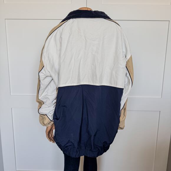 2022 Tommy Hilfiger Oversized Color Block Trench Style Jacket-Men's Size Large - Picture 4 of 13